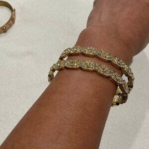 Jewelry bracelets 3 pieces, 1 is Coach, excellent condition
